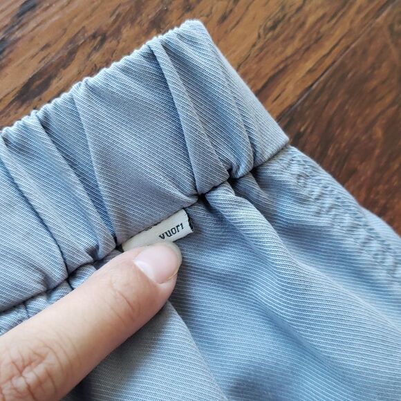 Vuori Women's Coastline Pant in Mallorca Gray Blue Chic Feminine High Waist S - Picture 5 of 6